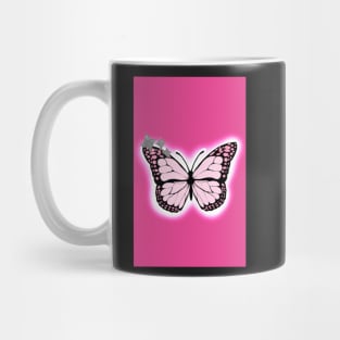 Neon butterfly aesthetic Mug